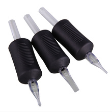 Black Silicone Rubber Disposable Tattoo Grip Dt-12.1 for Sale